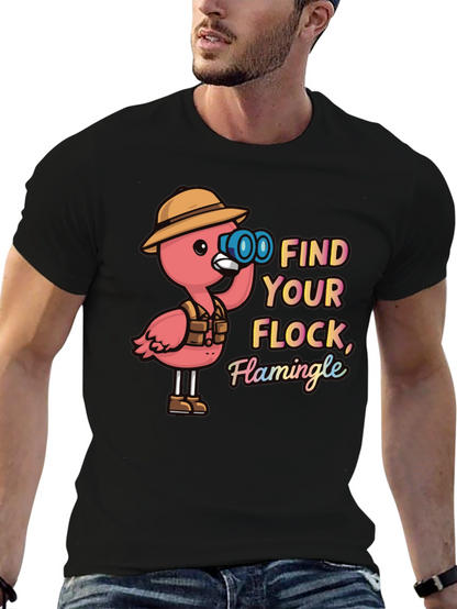 Find Your Flock Flamingo Graphic Tee