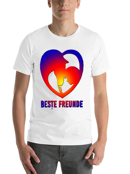 Best Friends Dog & Owner Heart T-Shirt