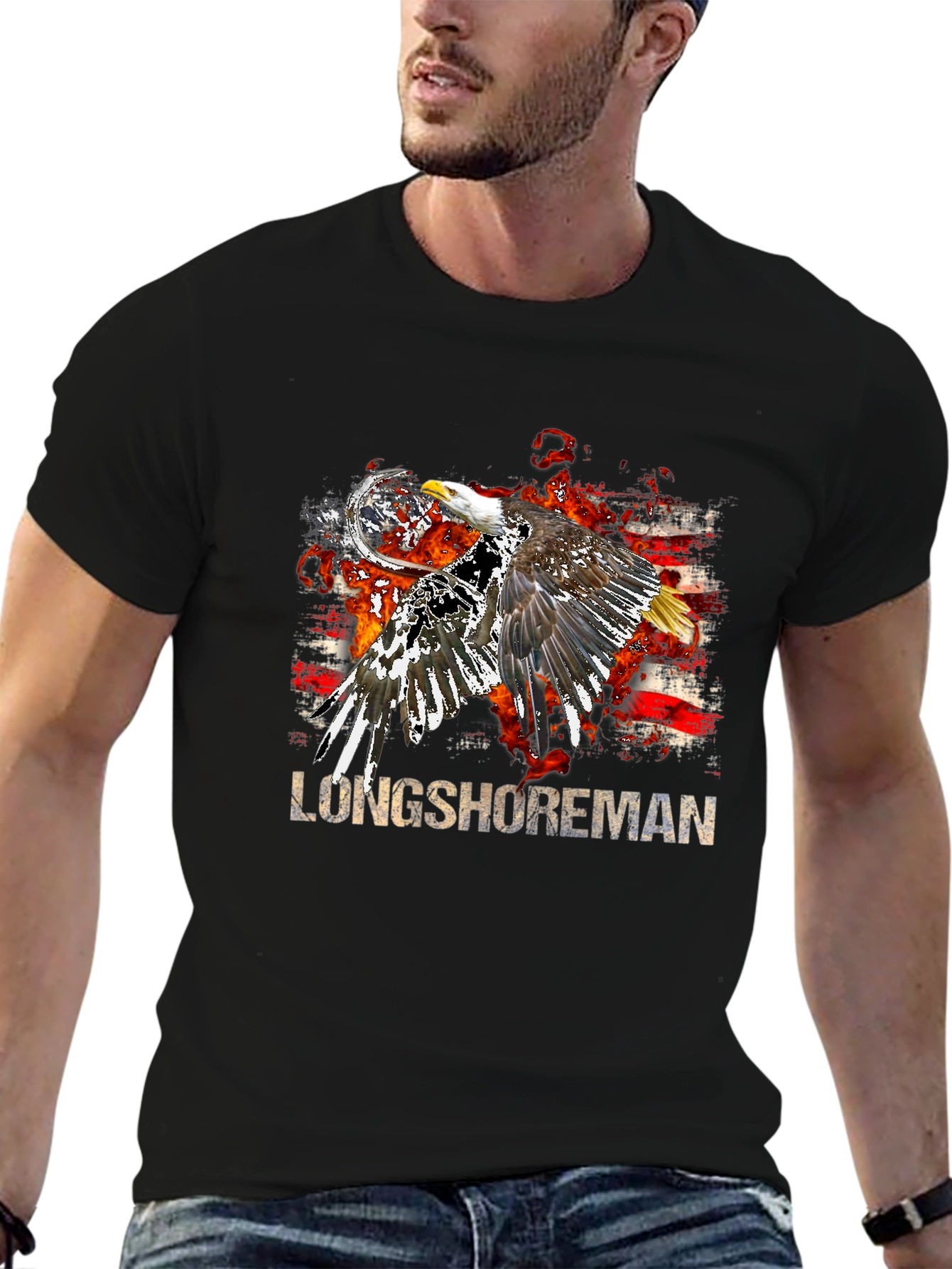 Longshoreman Eagle Graphic Tee