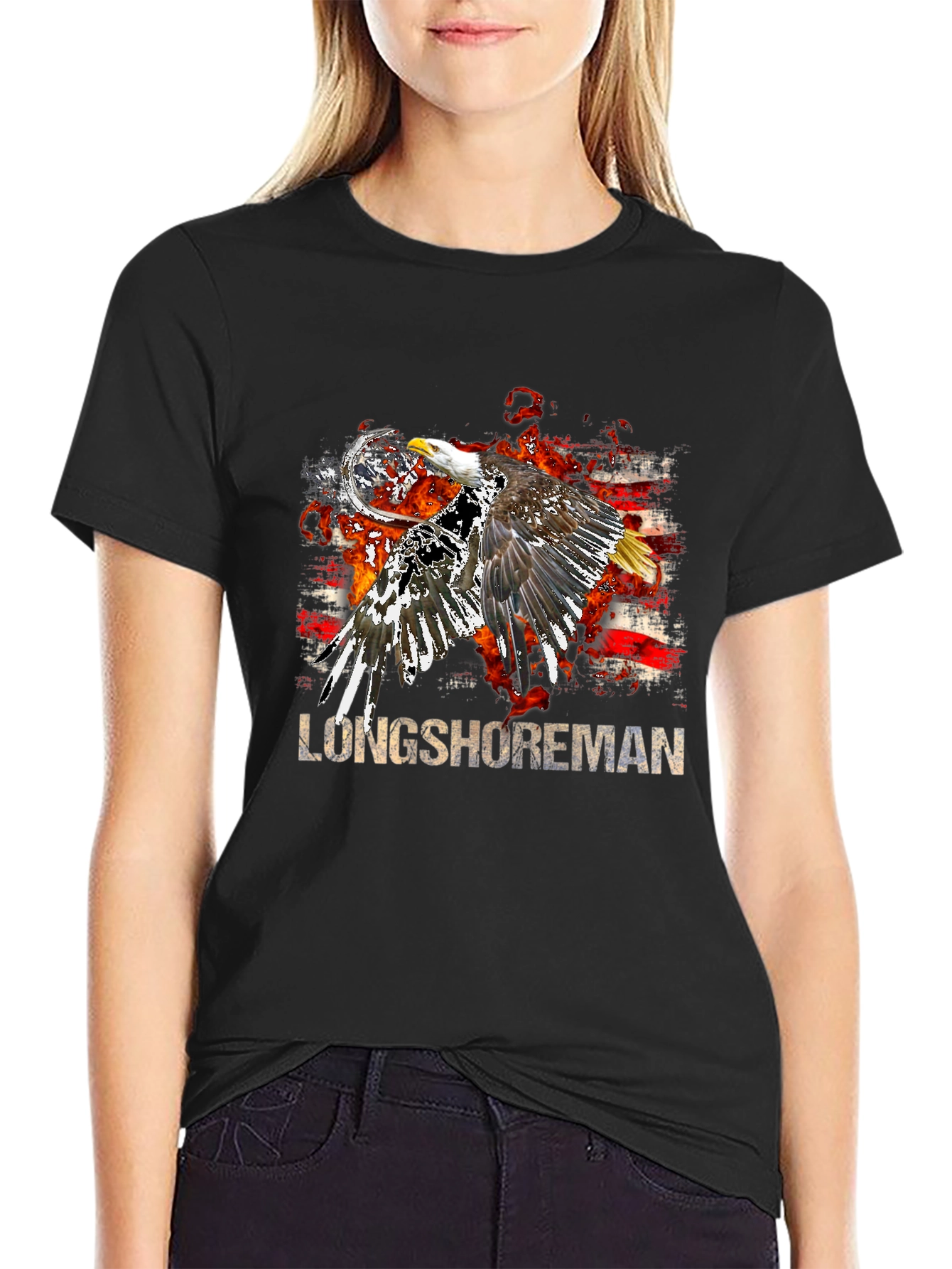 Longshoreman Eagle Graphic Tee