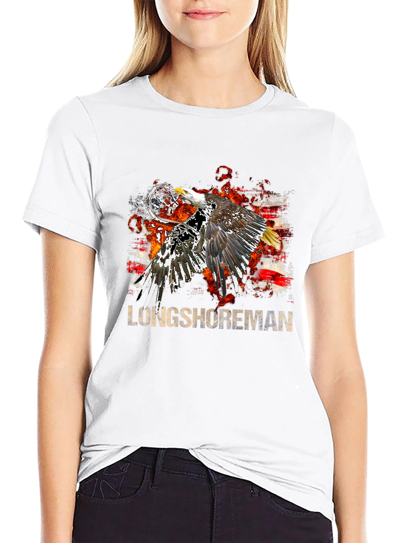 Longshoreman Eagle Graphic Tee
