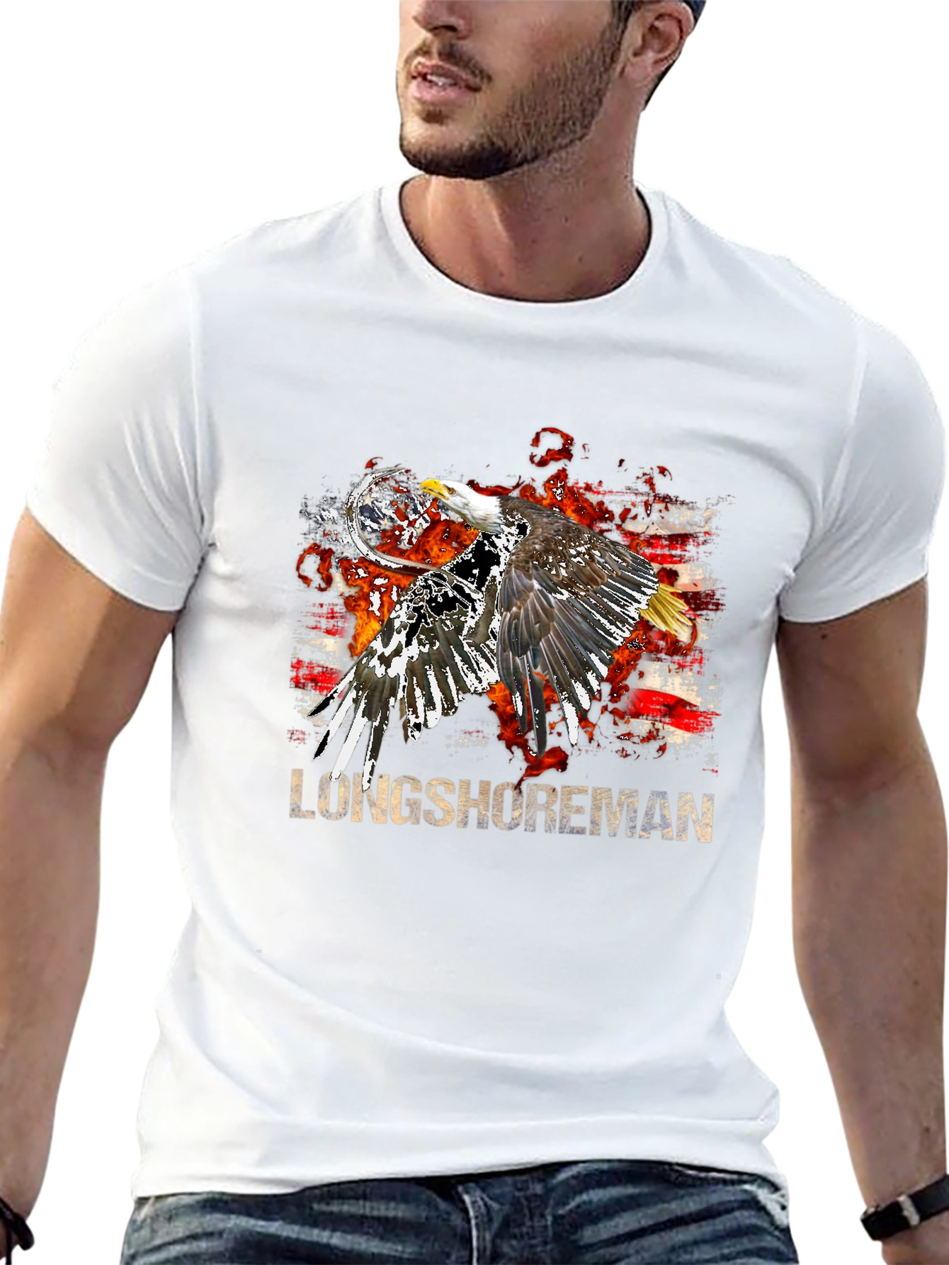 Longshoreman Eagle Graphic Tee