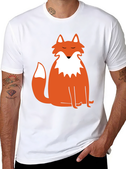 Mens Black Fox Graphic Tee