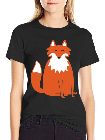 Mens Black Fox Graphic Tee