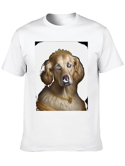 Dog Queen Graphic Tee - Black Cotton T-Shirt
