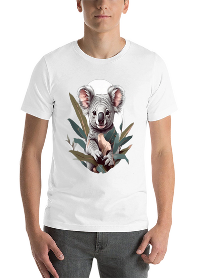 Koala Graphic T-Shirt - Mens Black Tee