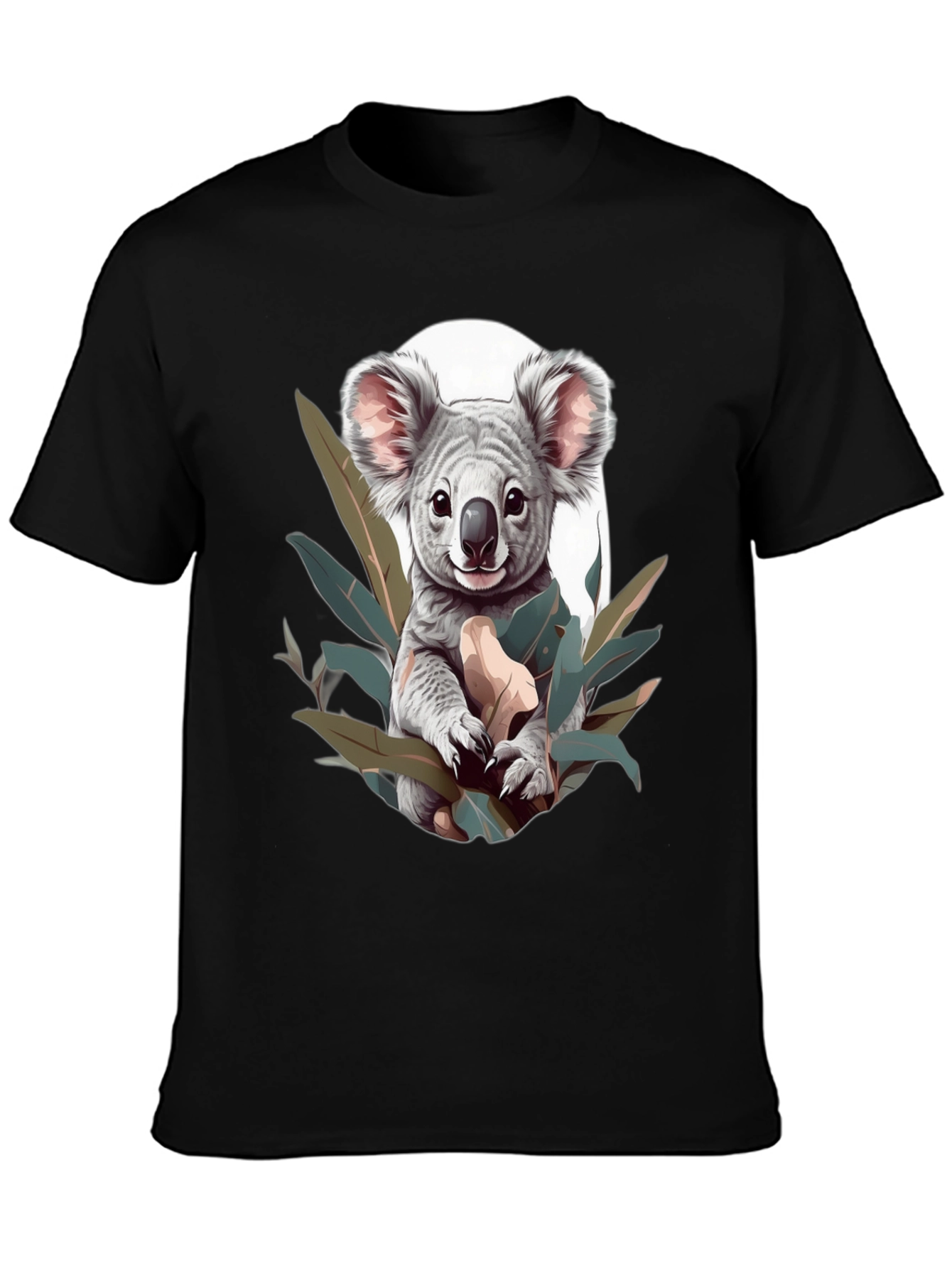 Koala Graphic T-Shirt - Mens Black Tee