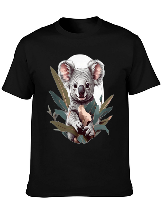 Koala Graphic T-Shirt - Mens Black Tee