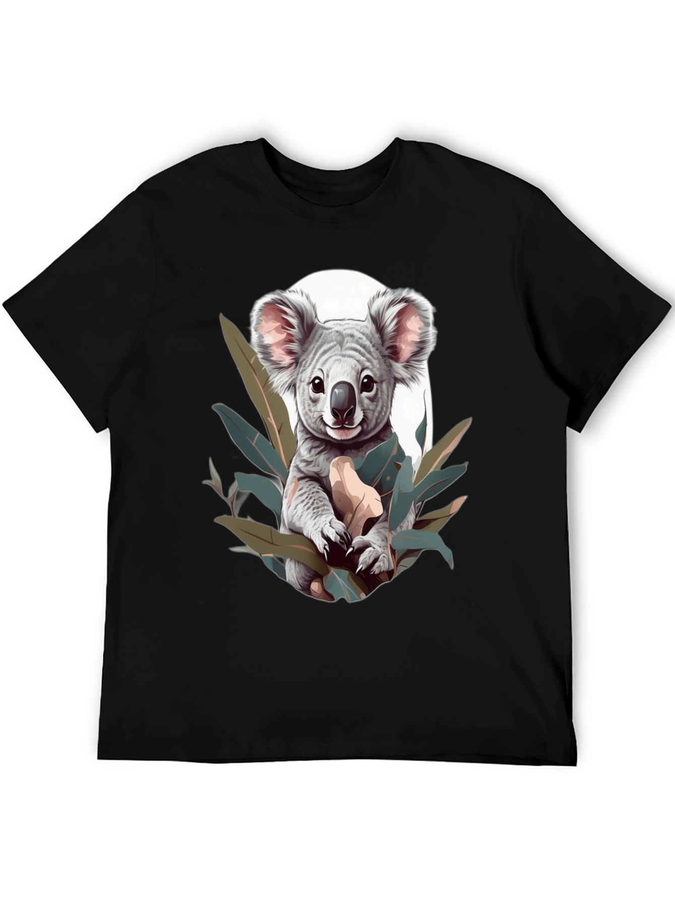 Koala Graphic T-Shirt - Mens Black Tee
