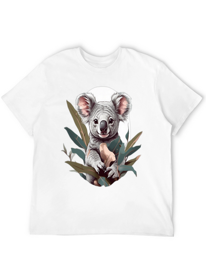 Koala Graphic T-Shirt - Mens Black Tee