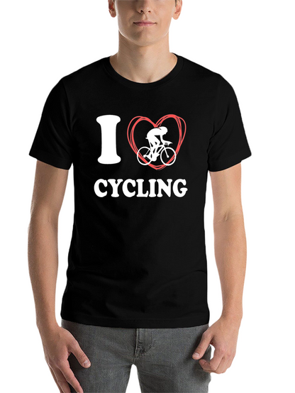 I Love Cycling T-Shirt - Unisex Graphic Tee