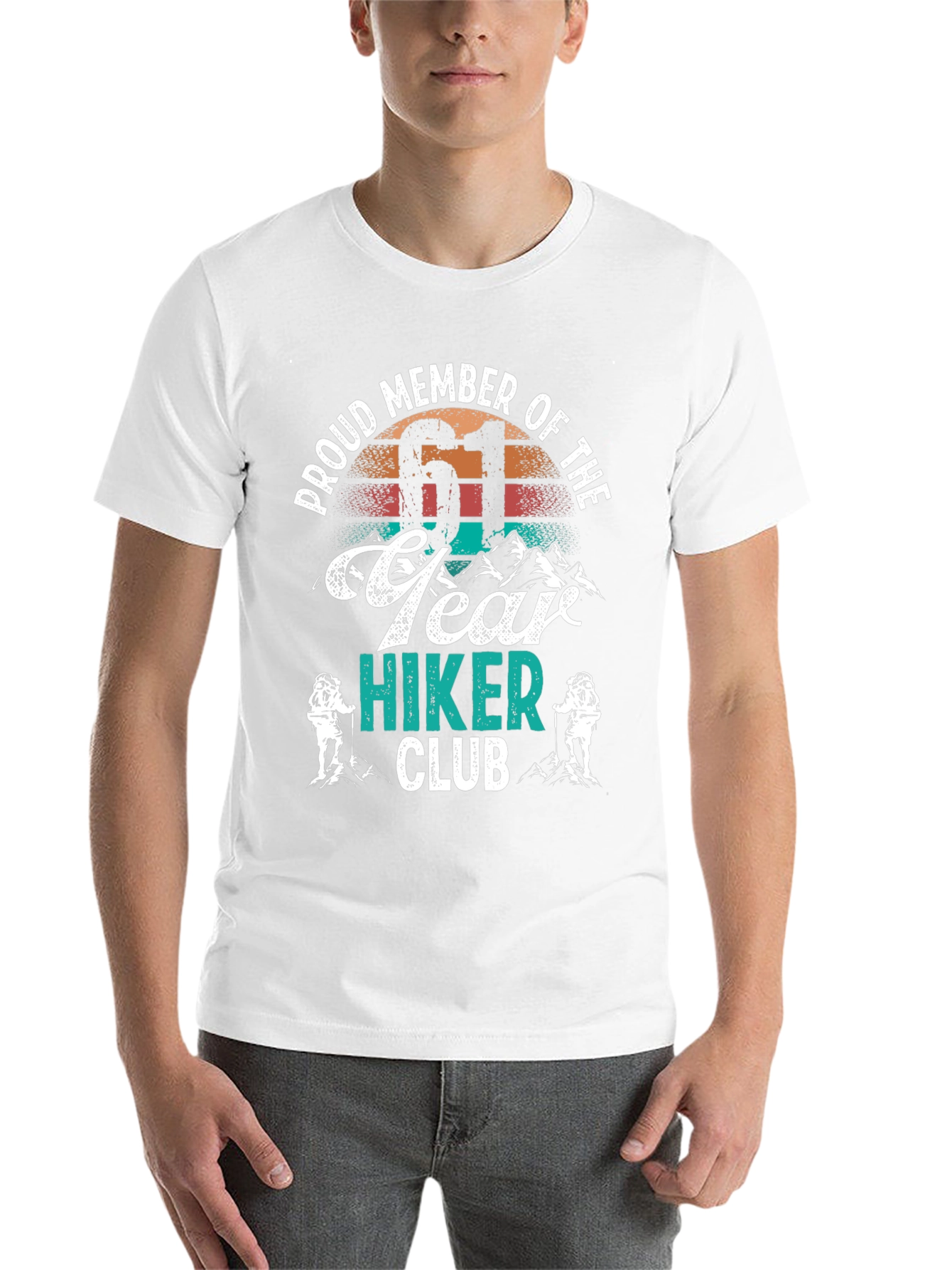 Proud Member 61 Year Hiker Club T-Shirt