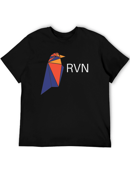 Geometric Raven T-Shirt - Crypto Design
