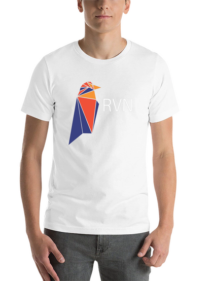 Geometric Raven T-Shirt - Crypto Design