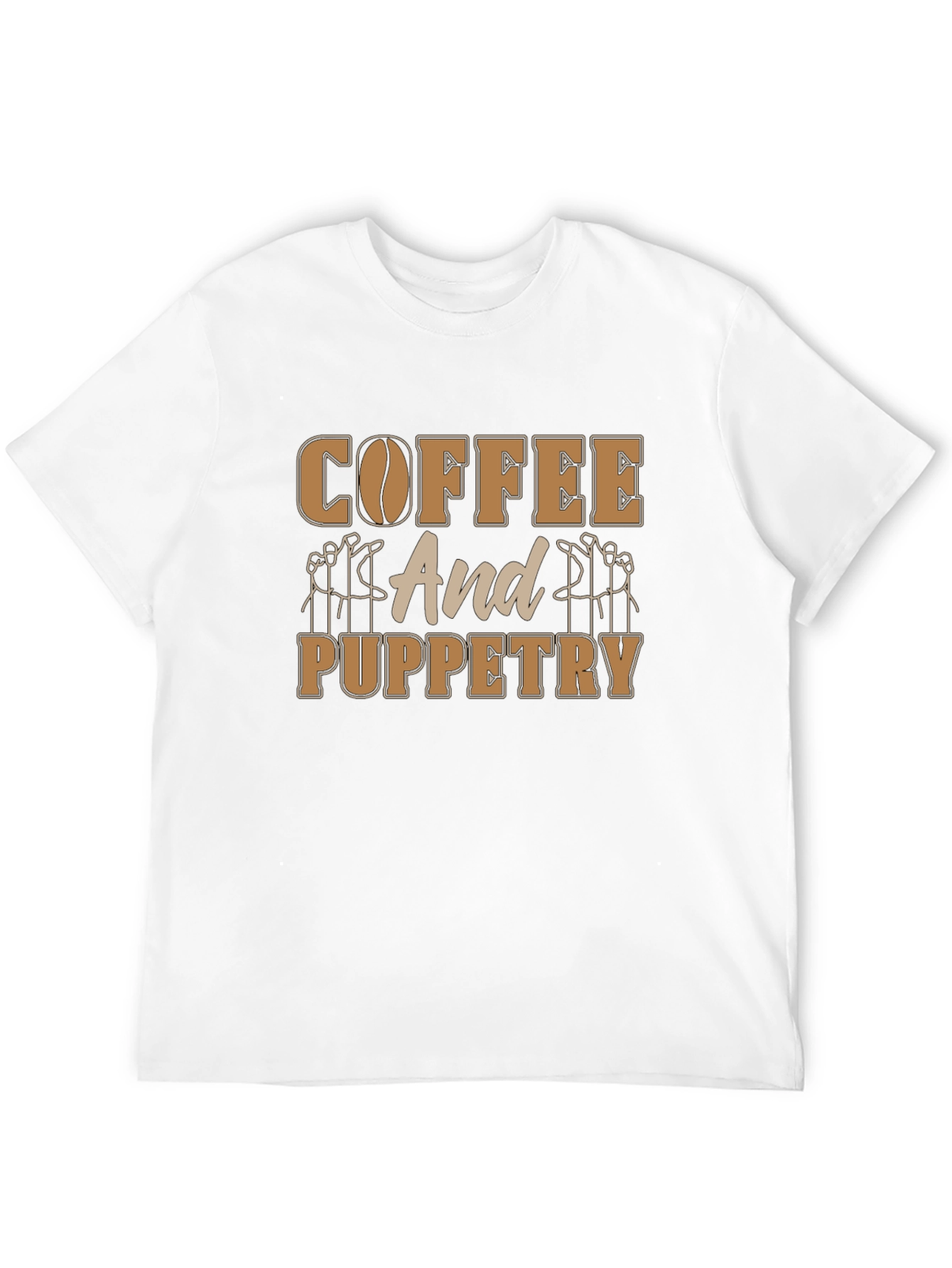 Coffee and Puppetry T-Shirt - Unique Design