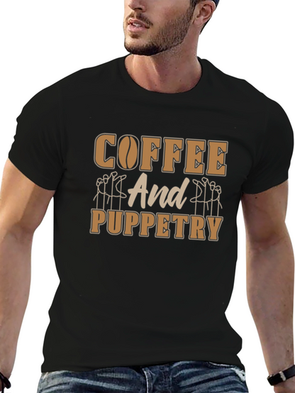 Coffee and Puppetry T-Shirt - Unique Design