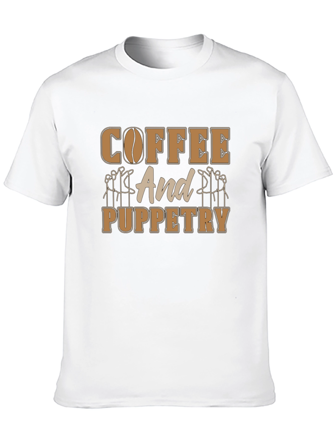 Coffee and Puppetry T-Shirt - Unique Design