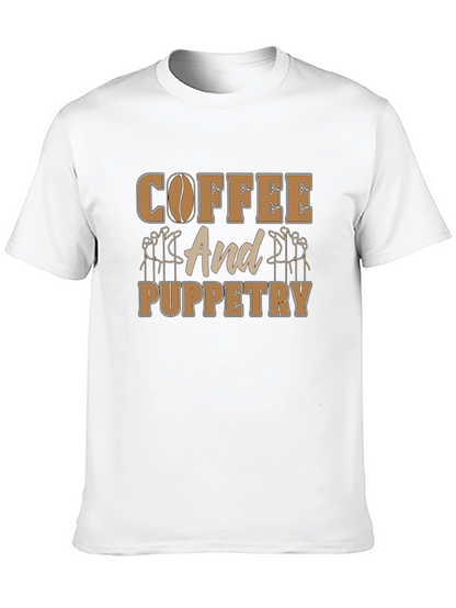 Coffee and Puppetry T-Shirt - Unique Design