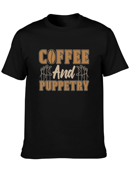 Coffee and Puppetry T-Shirt - Unique Design