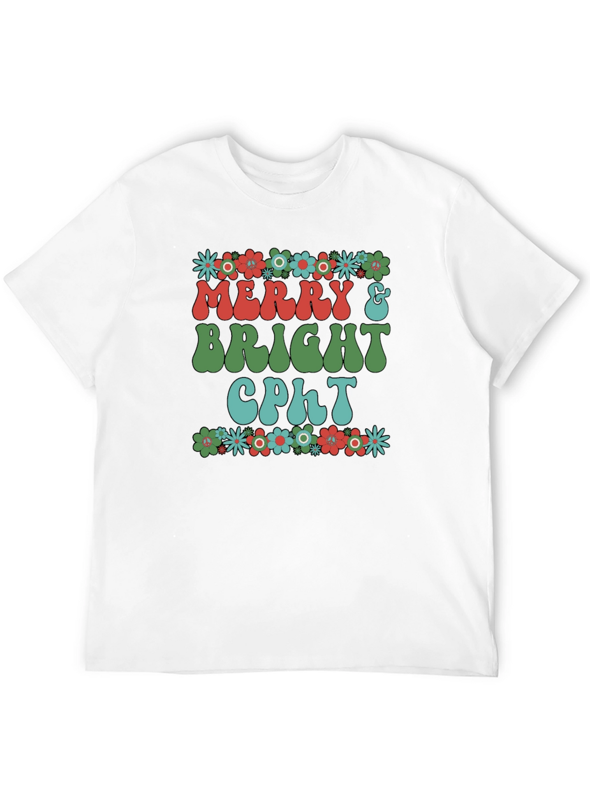 Merry & Bright CPhT Graphic T-Shirt