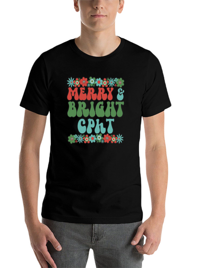 Merry & Bright CPhT Graphic T-Shirt