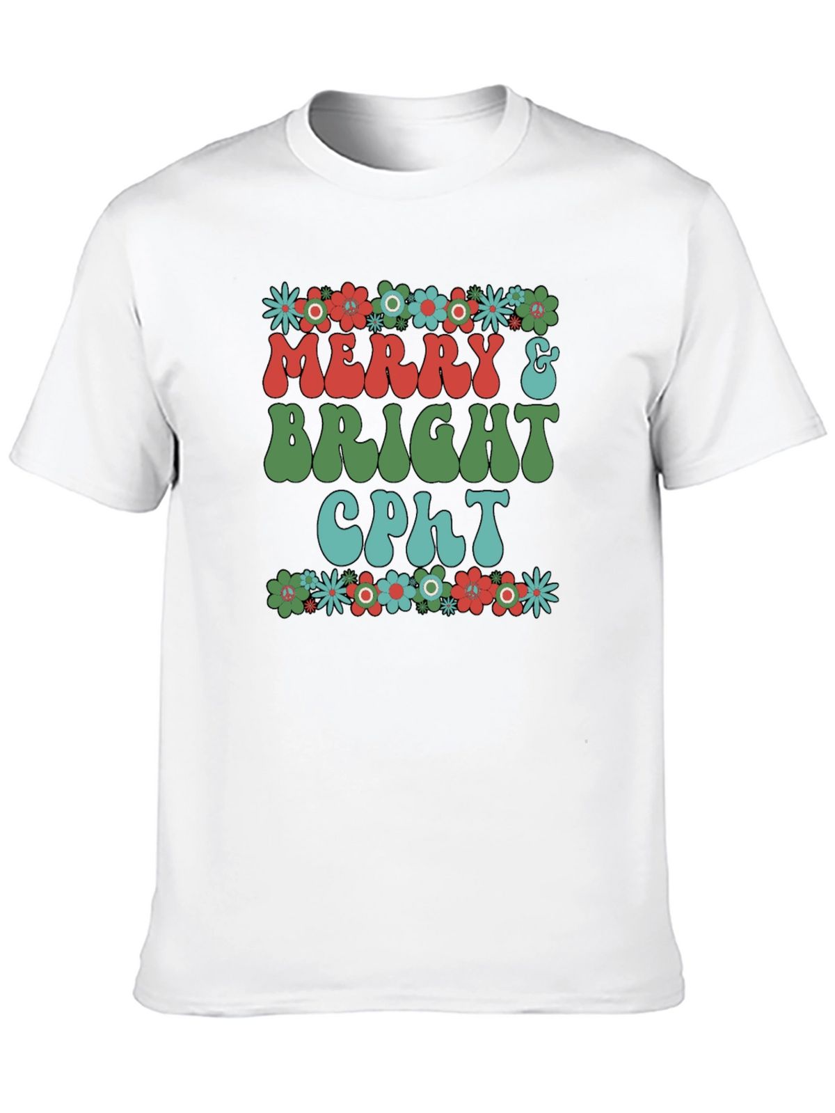 Merry & Bright CPhT Graphic T-Shirt