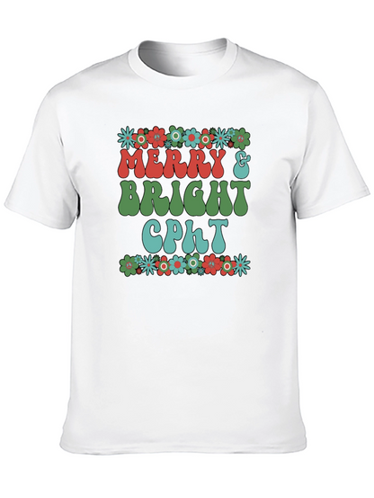 Merry & Bright CPhT Graphic T-Shirt