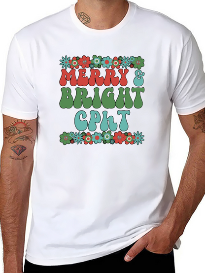 Merry & Bright CPhT Graphic T-Shirt