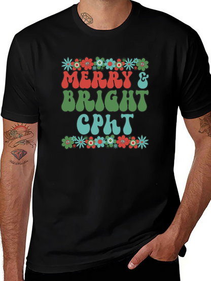 Merry & Bright CPhT Graphic T-Shirt
