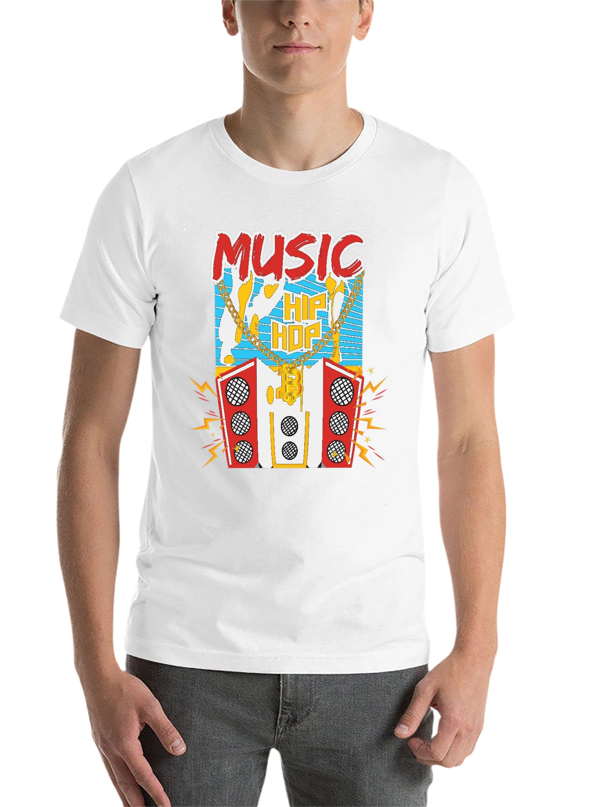 Hip Hop Music Graphic T-Shirt
