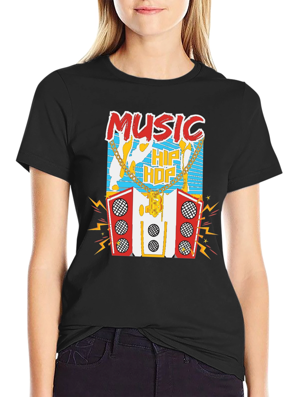 Hip Hop Music Graphic T-Shirt