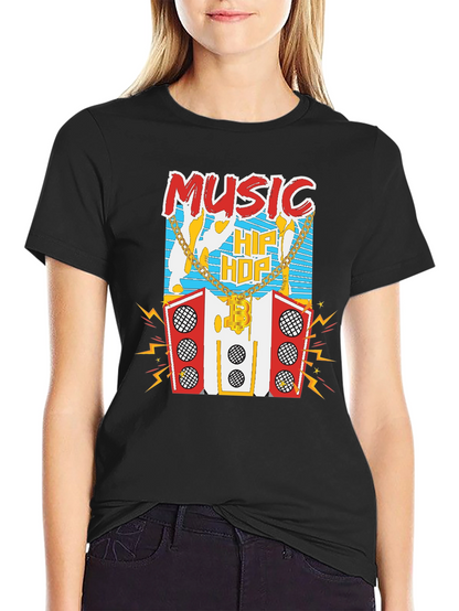 Hip Hop Music Graphic T-Shirt