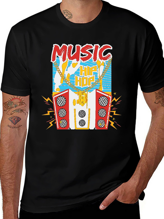 Hip Hop Music Graphic T-Shirt