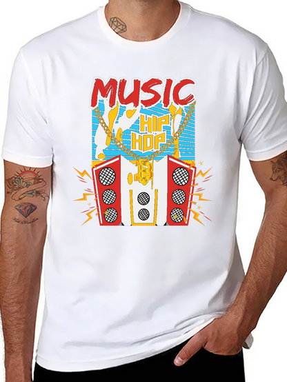 Hip Hop Music Graphic T-Shirt