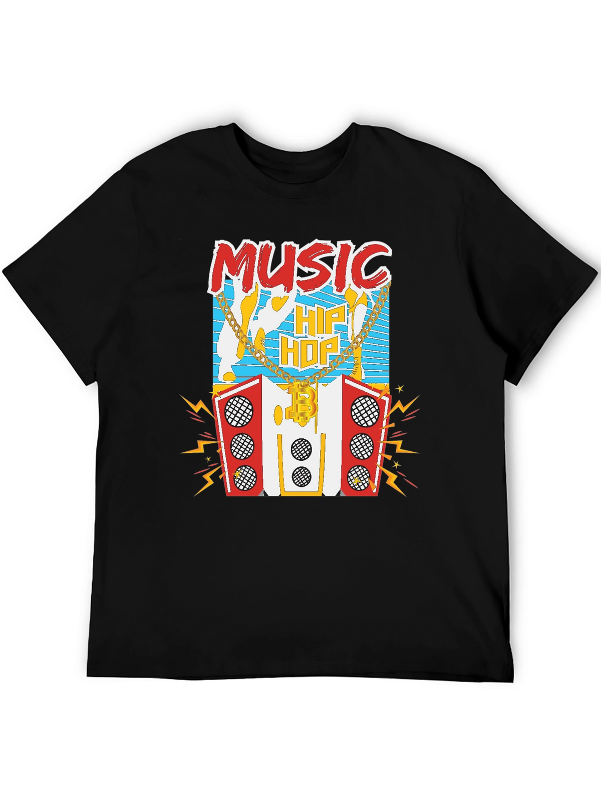 Hip Hop Music Graphic T-Shirt