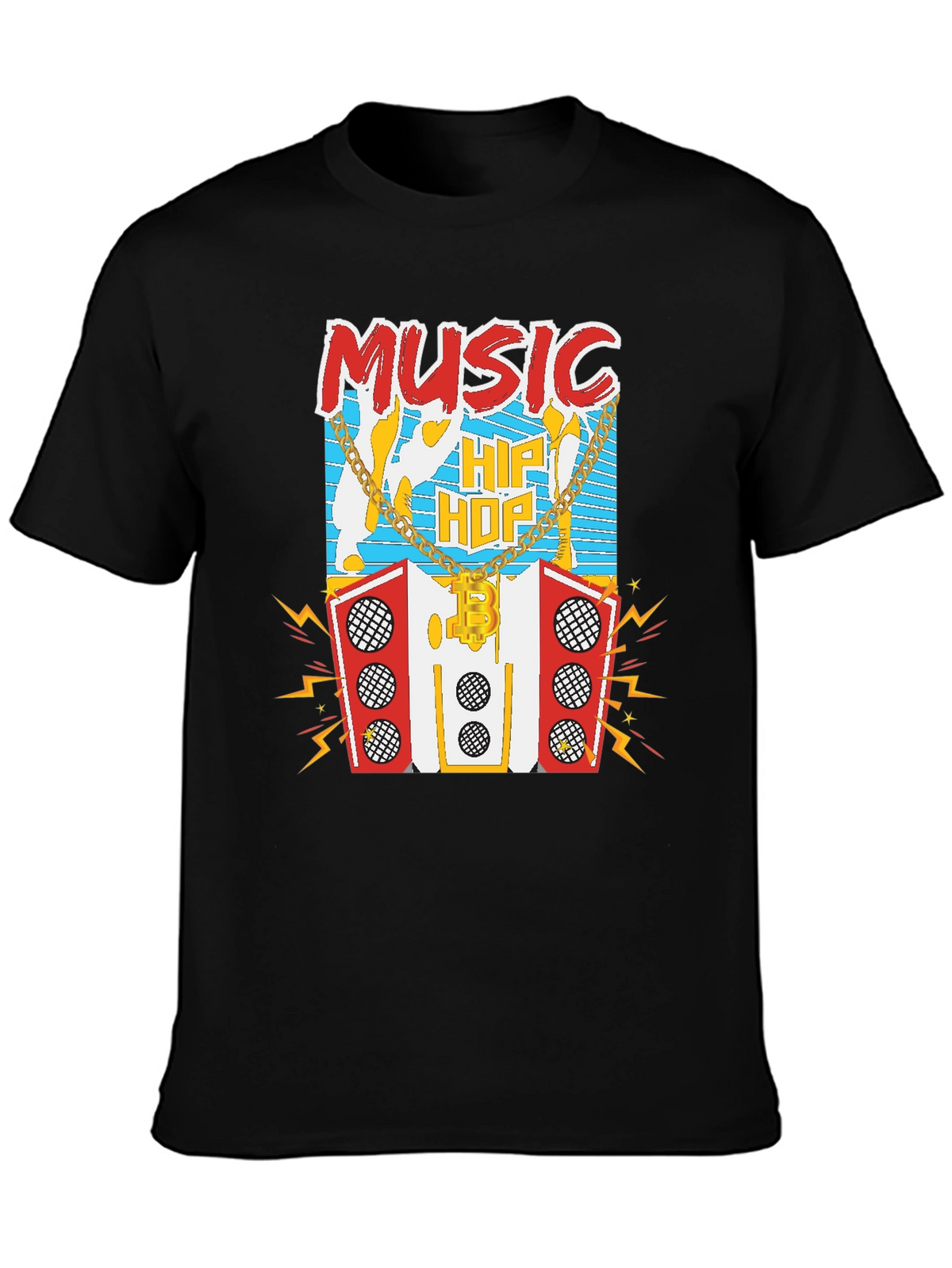 Hip Hop Music Graphic T-Shirt