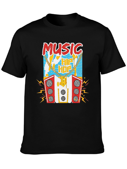 Hip Hop Music Graphic T-Shirt