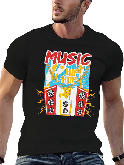 Hip Hop Music Graphic T-Shirt