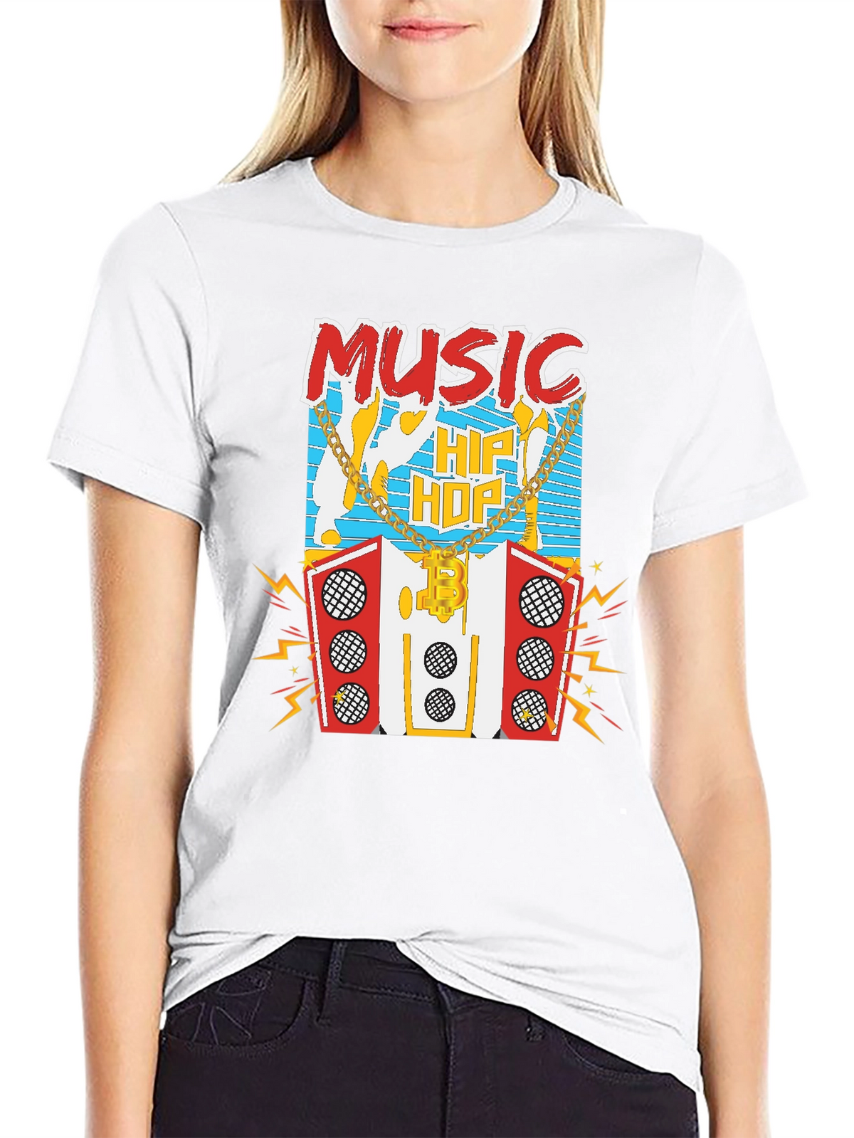 Hip Hop Music Graphic T-Shirt