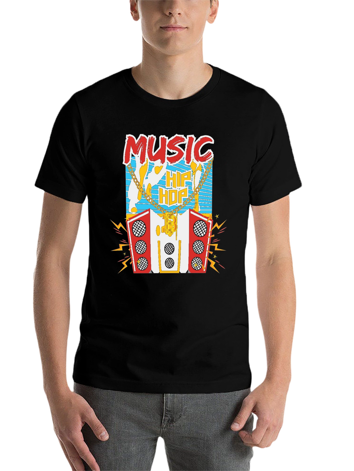 Hip Hop Music Graphic T-Shirt