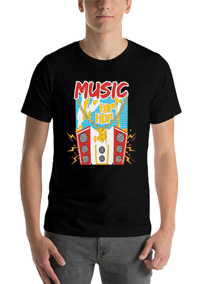Hip Hop Music Graphic T-Shirt