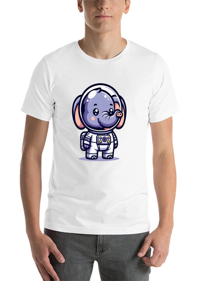 Cute Astronaut Elephant T-Shirt