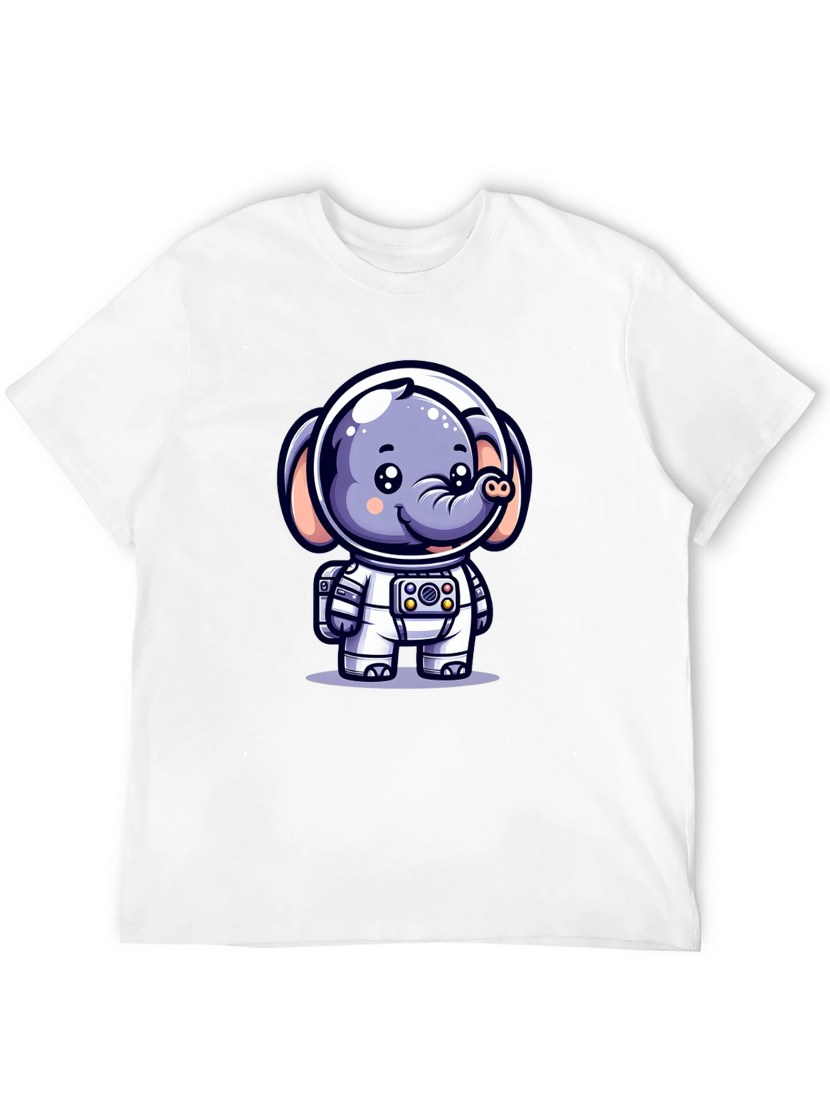 Cute Astronaut Elephant T-Shirt