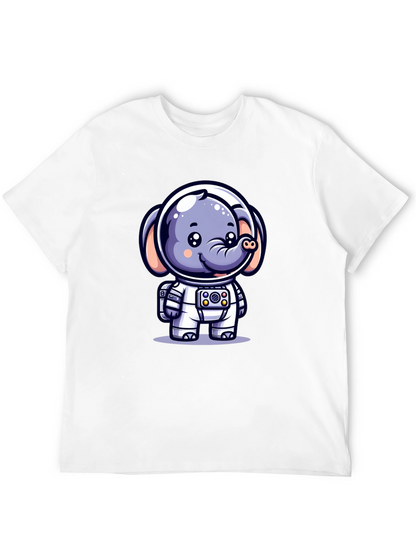 Cute Astronaut Elephant T-Shirt