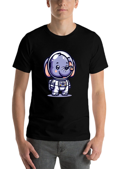 Cute Astronaut Elephant T-Shirt