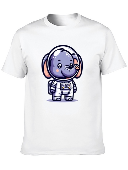 Cute Astronaut Elephant T-Shirt