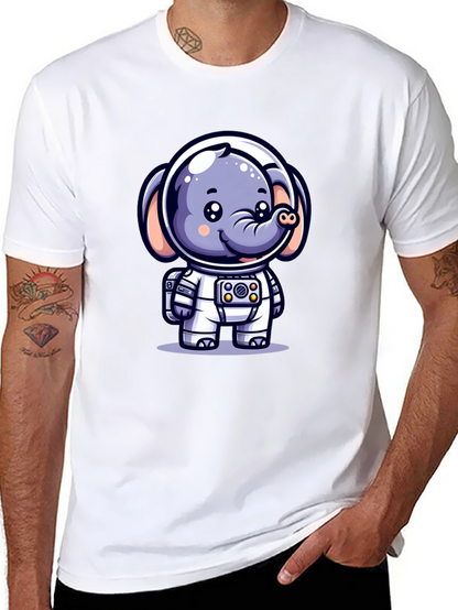 Cute Astronaut Elephant T-Shirt