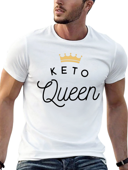 Keto Queen Black T-Shirt - Fashionable Keto Lifestyle Tee