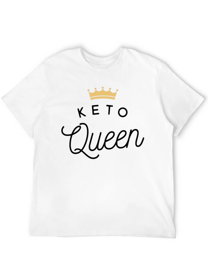 Keto Queen Black T-Shirt - Fashionable Keto Lifestyle Tee
