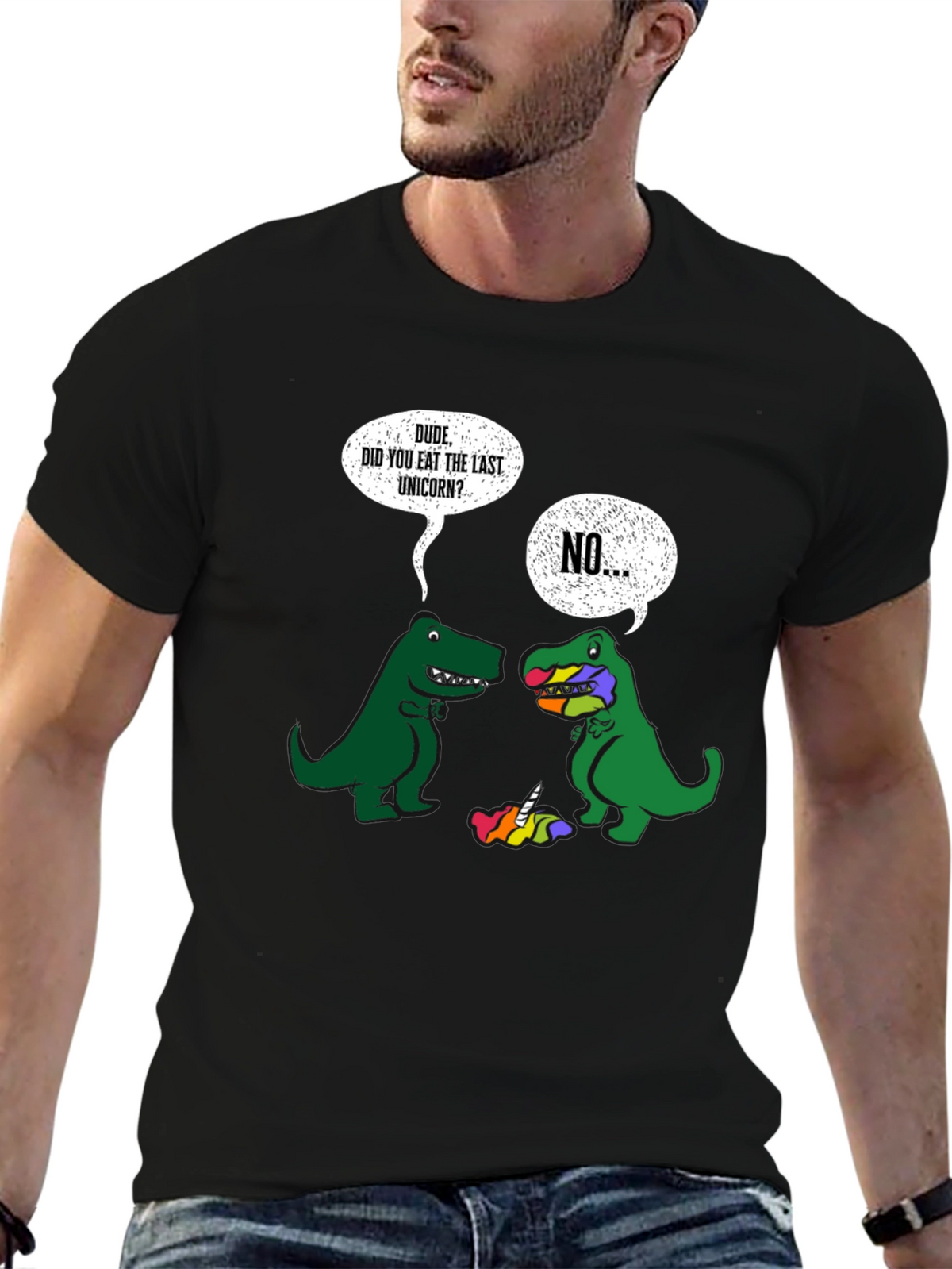 Dinosaur Unicorn T-Shirt: Last Unicorn?